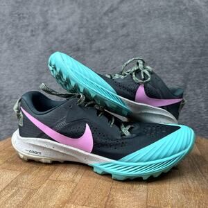 Nike Air Zoom Terra Kiger Women's Trail Running Shoes 7.5 Pink Blue Cotton Candy